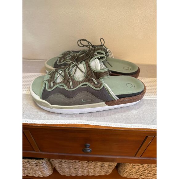 Nike CZ0332-200 Offline 2.0 Green Sandal Slides Size 13 Platform slides main image 4
